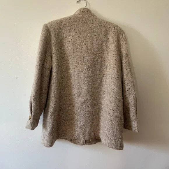 Vintage Wool teddy trench coat - Picture 2 of 4